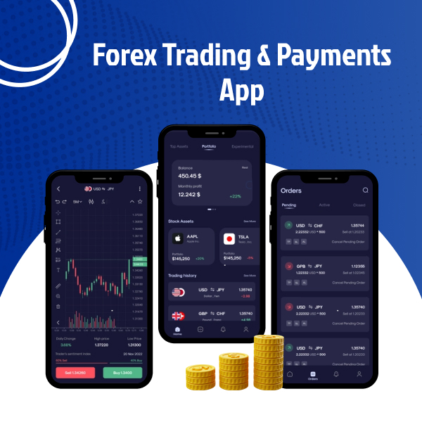 Mobile App for the Forex Trading and Payments