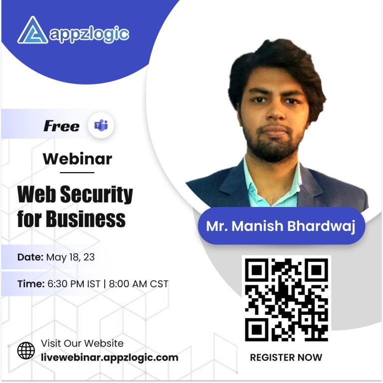 Appzlogic is Organizing An Webinar on Web Security